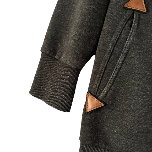 Naketano | Heathered Grey Hoodie Size XL - Picture 4 of 12